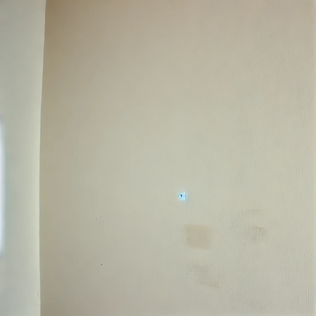DALL·E 2024-10-22 15.14.37 - A photo of an interior wall in good condition, showing slight surface wear with minor scuffs and light fading. The wall paint is mostly intact, and th.webp